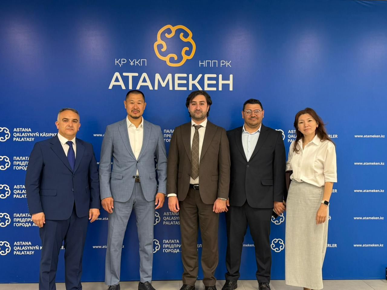 Delegations at the ATAMEKEN National Chamber of Entrepreneurs