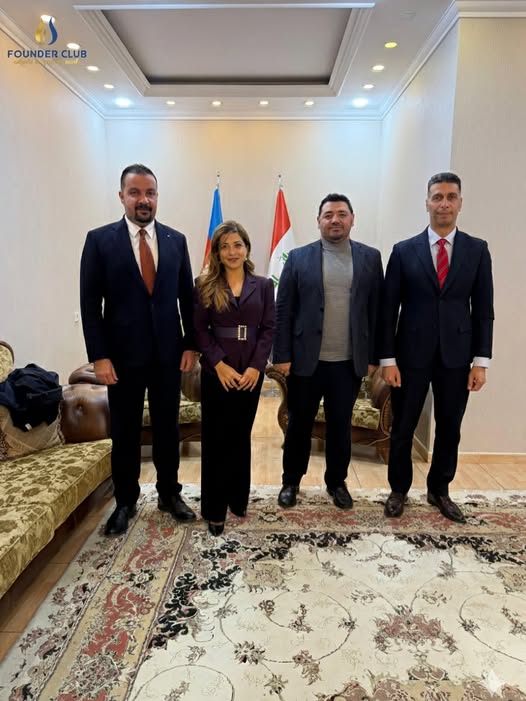 Founder Club nümayəndə heyəti İraq Respublikasının Azərbaycan Respublikasındakı səfirliyi ilə rəsmi görüş keçirmişdir.